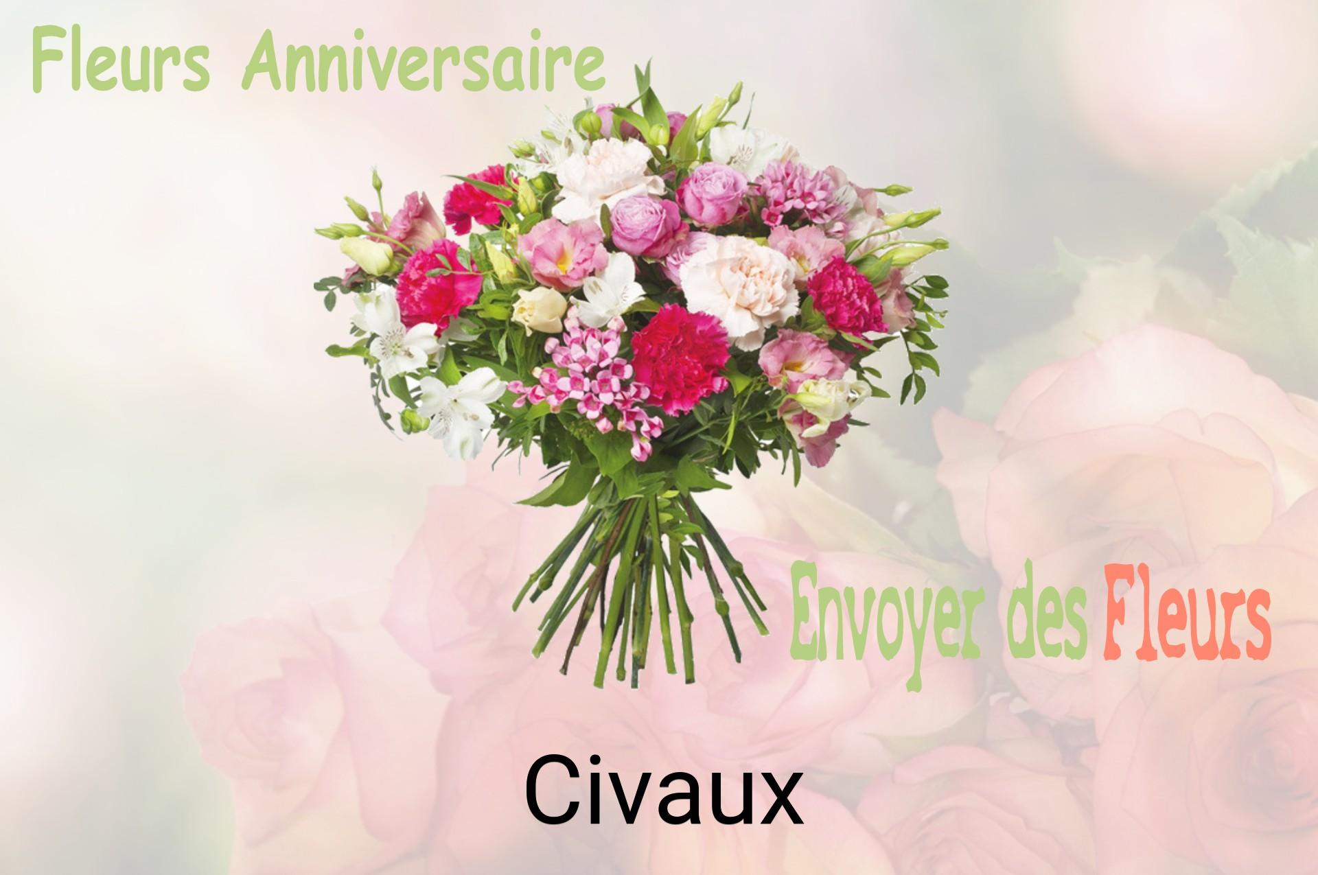 Bouquet de fleurs d’anniversaire livré à Civaux